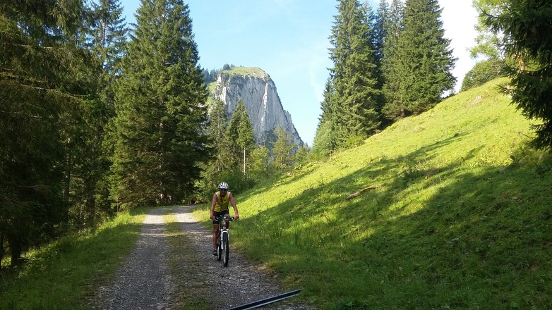 Luguntenkopf im Hintergrund