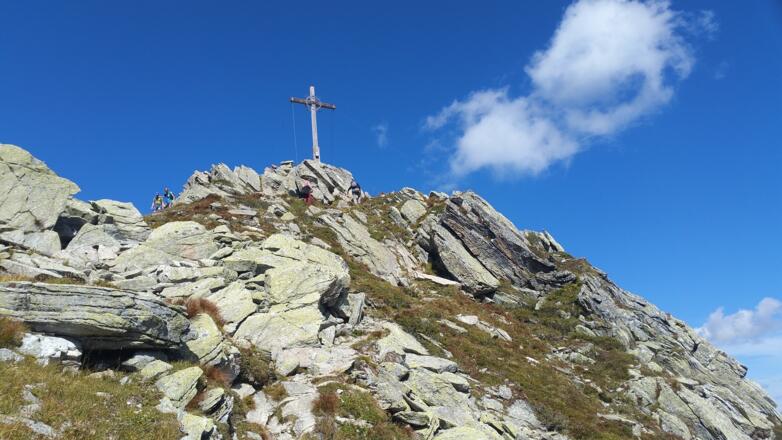 Letzer Anstieg zur Zamangspitze