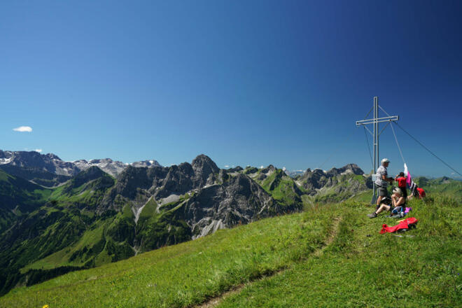 Üntschenspitze Gipfelkreuz