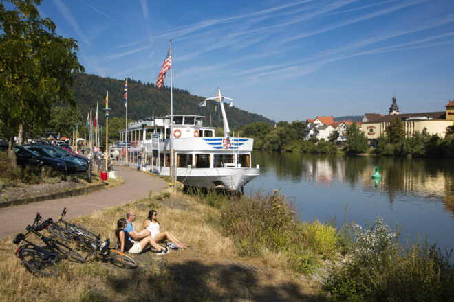 Radelpause am Main