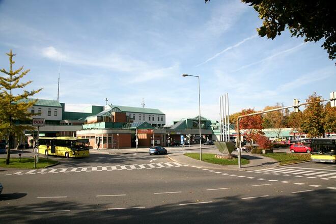 Bahnhof Bregenz mit Busbahnhof