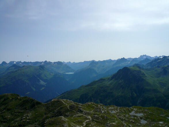 Ausblick von der Madrisellaspitze