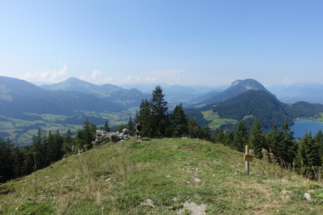 Magnificent views from the Steiner Hochalm