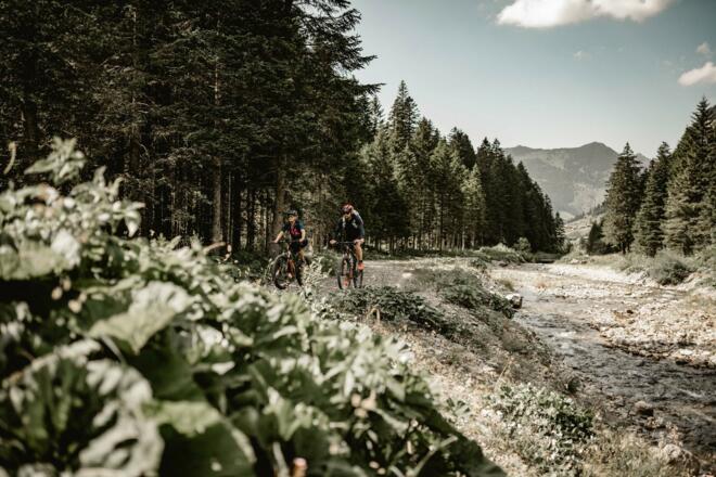 Mountainbiken im Valünatal