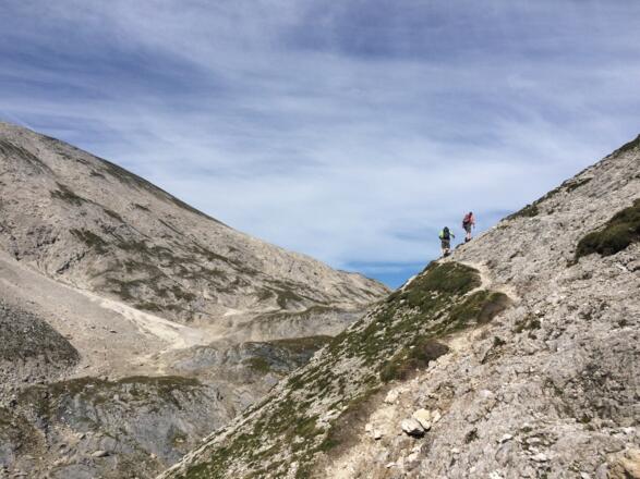 Auf dem Weg zur Steirischen Kalkspitze