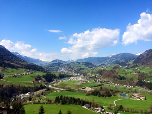 Aussicht in Richtung Kitzsteinhorn