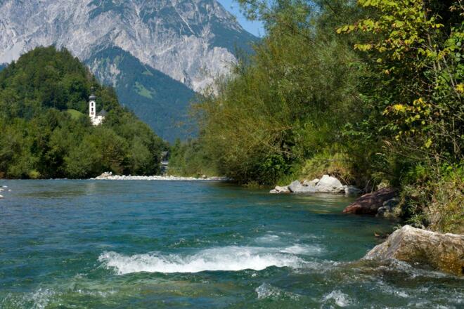 Entlang der Ill in Tschagguns