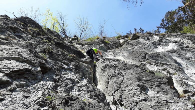 Am Francesco Tarmannsteig Klettersteig