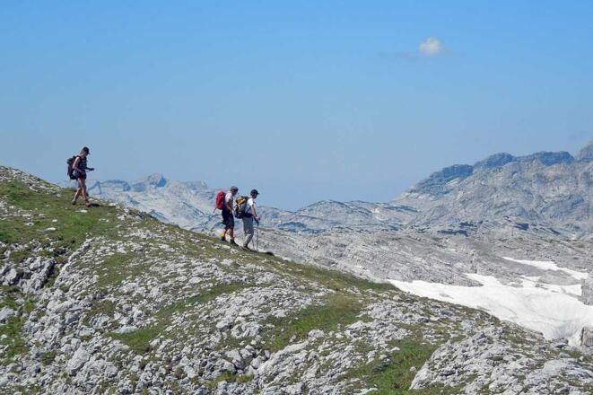 Abstieg vom Großen Kraxenberg