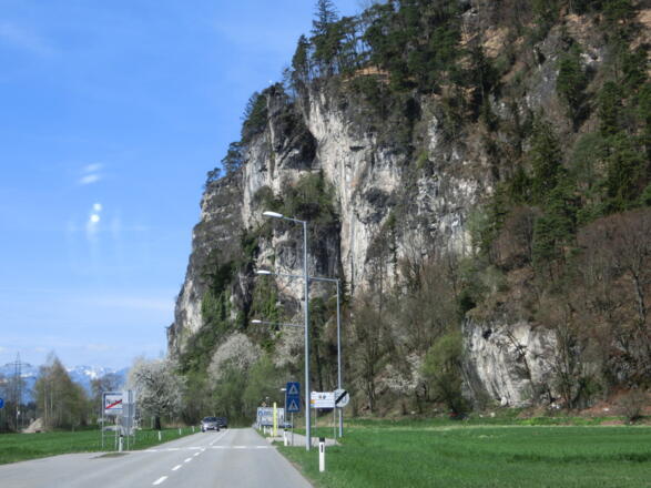 Anfahrt zum "Hangenden Stein"