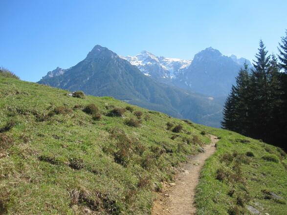Am Weg zur Lindtalalm - Winterstelleralm