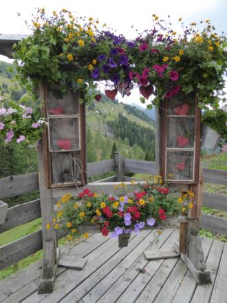 Pritzhütte Terrasse