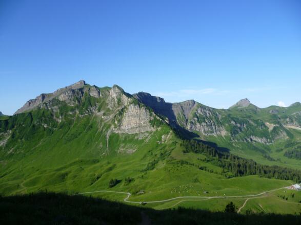 Blick vom Gipfel der Kanisfluh