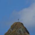 das Gipfelkreuz des Roßgruberkogels