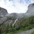 Der Wasserfall unterhalb des Almbodens