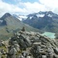 Blick von der Bieler Spitze in die Silvretta mit dem Kleinen und Großen Buin