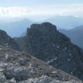 Blick vom Kreuzreifhorn zum Westlichen Reifhorn mit seinem NW-Grat rechts