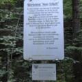 Hinweisschild auf die Kessischlucht