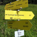 Wegmarkierung Spitzalm