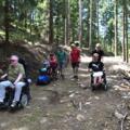 Mit dem Rollstuhl zum Braunberg Ostgipfel