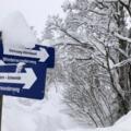 Winterwanderweg Schild