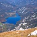 Tiefblick zum Almsee