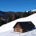 Obere Gameringalm 1460m bei der Abfahrt