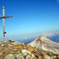 Lung. Kalkspitze 2471m mit Steir. Kalkspitze und Dachstein