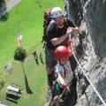 Klettern im Klettergarten Rifa