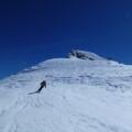 Abfahrt vom Gipfel des Hinteren Seelenkogels 3470m