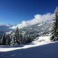 Ausblick vom Winterwanderweg