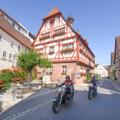 Motorradfahrer Altes Rathaus Walldürn